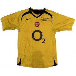 Arsenal Away Retro Jersey 05-06 UCL Final Arsenal Away Retro Jersey 05-06 UCL Final