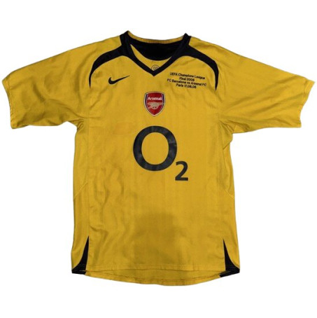 Arsenal Away Retro Jersey 05-06 UCL Final Arsenal Away Retro Jersey 05-06 UCL Final