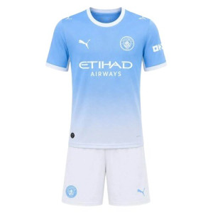 Manchester City Home Kids Jersey plus Shorts 26-27