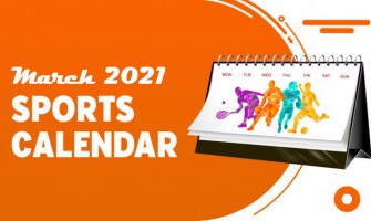 Info: March 2021 Sports Calendar