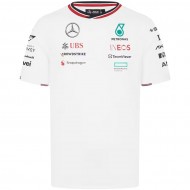 Mercedes amg petronas  white F1 2024 Team T-shirt