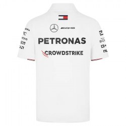 Mercedes AMG Petronas White F1 2024 Team Polo