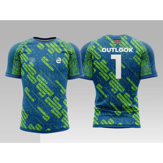 OutLook LionHearted Fan Rugby Jersey -Blue OutLook LionHearted Fan Rugby Jersey -Blue