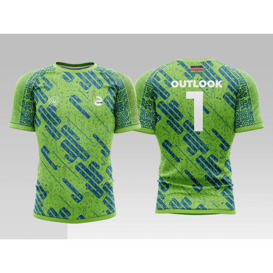 OutLook LionHearted Fan Rugby Jersey -Green