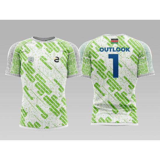 OutLook LionHearted Fan Rugby Jersey -White OutLook LionHearted Fan Rugby Jersey -White
